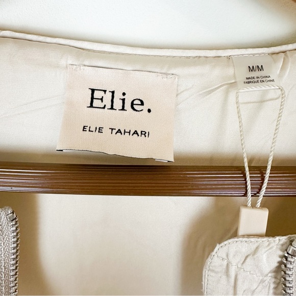 NWT Elie Tahari Sequin Bomber Jacekt - Picture 5 of 11